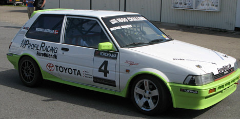 Michael Jakobsen's ”nye” Corolla.